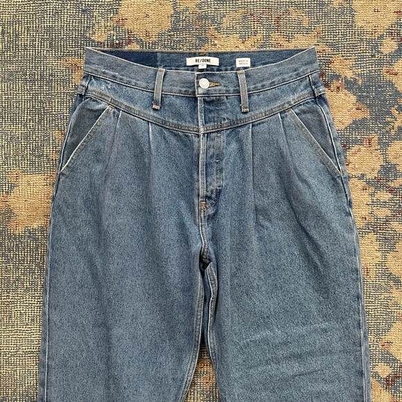Re/Done Savi Tapered Jeans 28 - Picture 5 of 8